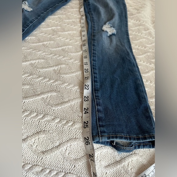 Leith Medium Wash Distressed Ankle Jeans Women’s Size 24 - Picture 12 of 15